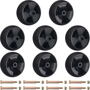 CheeMuii 8 Pack 734-04155 Mower Deck Wheels Kit 5 Inch Gauge 5inch-8pcs - Picture 1 of 6