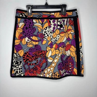 Saia Nanette Lepore Feminina Tamanho 6 Multicolorida Excelente Estado Funky Colorida - Imagem 1 de 4