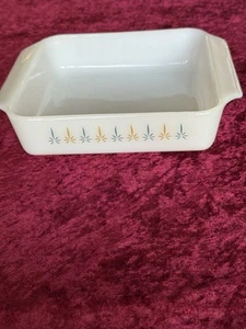 Vintage Anchor Hocking Fire King Kerze leuchten quadratisch 8" x 8" Backform, hergestellt in den USA - Bild 1 von 7