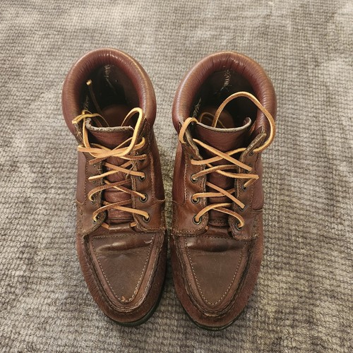 Stivaletti chukka vintage Timberland donna pelle marrone impermeabili taglia 6 5 W