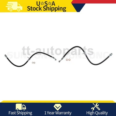 Línea de manguera de freno delantero Sunsong 2 piezas para Honda Element 2003 2004 2005 2006 2007 Foto 1 de 4