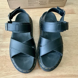 Dr. Martens Black Voss II Athena Sandals, US Gr. 7, EU 38, World Handful Of Times - Bild 1 von 13