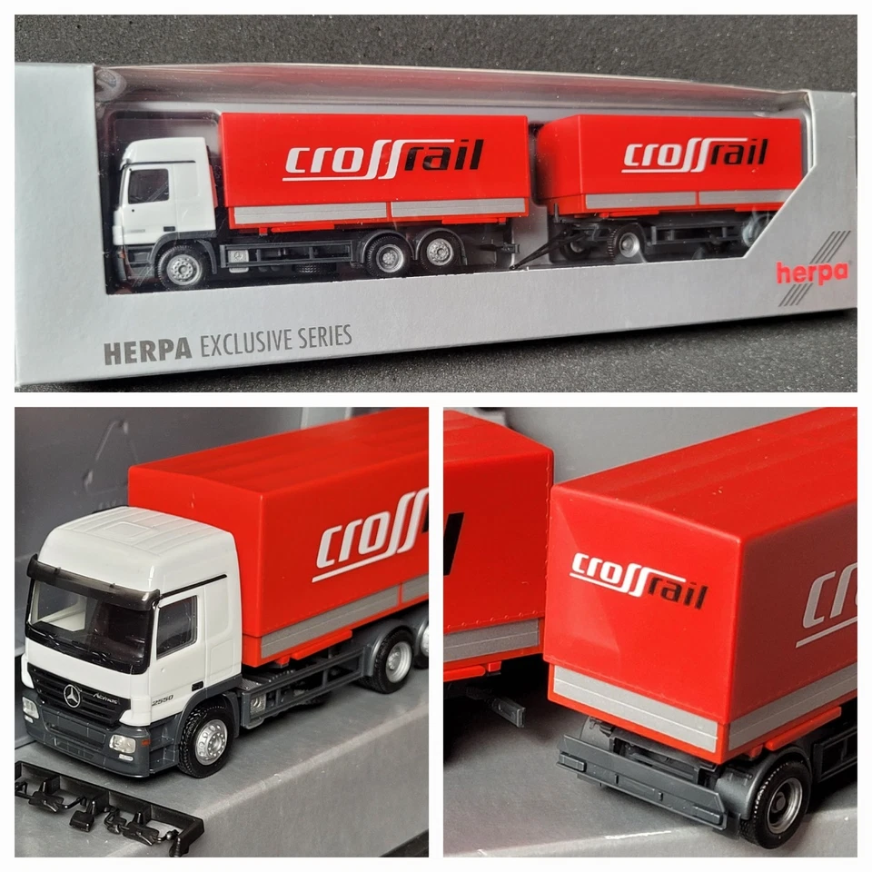 Actros 2550 crossrail kombinierter Güterverkehr Schweiz Wechselbrücken Hängerzug - Bild 1 von 4