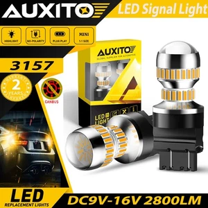 3157 3156 3457 T25 ámbar LED señal de giro bombillas de estacionamiento sin errores 3000K 5H - Imagen 1 de 22