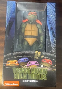 Tortugas Ninja Adolescentes Mutantes Miguel Ángel NECA escala 1/4 ¡CAJA ABIERTA! - Imagen 1 de 9