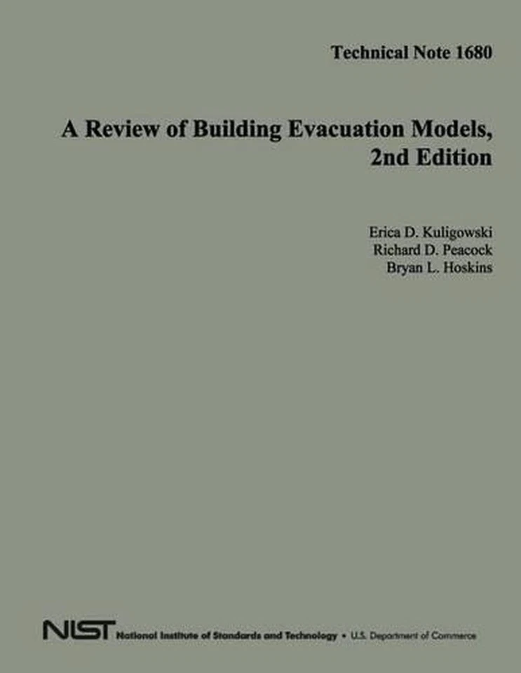 Technical Note 1680: A Review of Building Evacuation Models: 2nd Edition by U.S. - Image 1 of 1