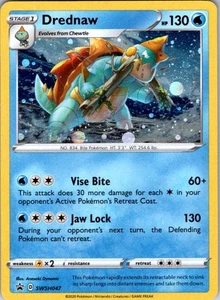 Tarjetas promocionales Drednaw Promo SWSH: Sword & Shield SWSH047 casi nuevas - Imagen 1 de 2