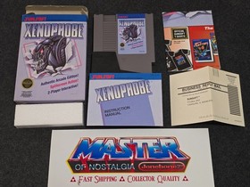 NES Nintendo XENOPHOBE Complete NEAR MINT CIB Box Game POSTER Reg Card