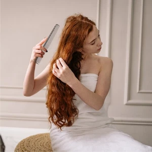 Professional Hair Tool Anti-static Steel Comb Man Salon Hairdressing - Picture 1 of 10