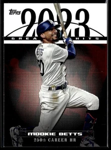 2024 Topps Mookie Betts #23GH-28 2023 Greatest Hits Los Angeles Dodgers - Picture 1 of 2