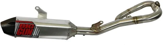 Big Gun EXO Full Exhaust System Brushed Aluminum/Black for Yamaha YZ450F - Imagem 1 de 1