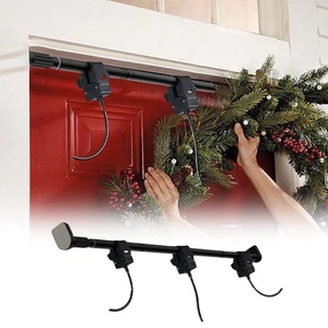 Garland Hanger for Front Door Adjustable, Heavy-Duty Christmas Halloween Decor - Picture 1 of 7