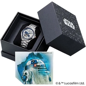 CITIZEN Wristwatch COLLECTION STAR WARS Mechanical Open Heart R2-D2 NP1017-61A - Picture 1 of 18