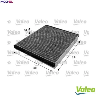 FILTRO CABINA AIRE 715628 PARA VOLVO V50 C30 C70/II/Convertible S40 1.8L 4cyl 2.0L Foto 1 de 4