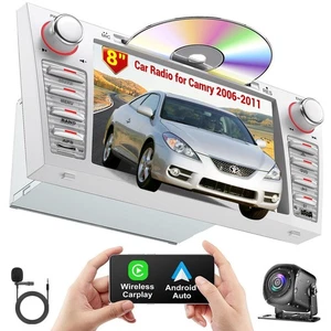 Car Radio for Toyota Camry 2006 2007 2008 2009 2010 2011, 8-inch Touch Screen... - Picture 1 of 9