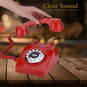  Style Vintage Antique Telephone Numbers Storage Clear Sound Retro Tel FY - Afbeelding 1 van 9