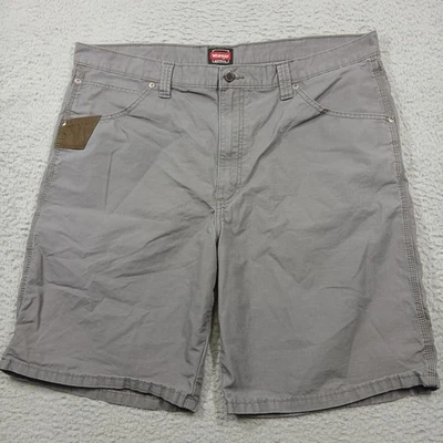 Wrangler Workwear Men's Gray Carpenter Shorts Utility Pockets Size 40 - Image 1 of 4