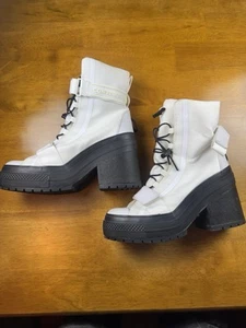 CONVERSE CHUCK TAYLOR ALL STAR GR82 XX WOMEN'S HIGH HEEL BOOTS 563469C, Sz 7.5 - Picture 1 of 6
