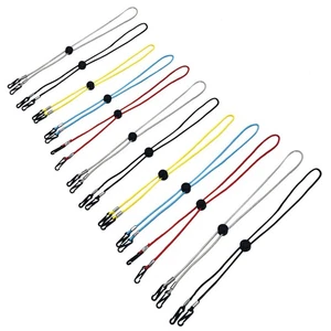 12 Piezas Cinturón de Cuerda Ajustable Mascarilla Cordón con Clip para Mascarilla Seguridad - Imagen 1 de 12