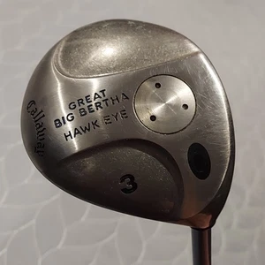 Callaway Great Big Bertha Hawk Eye Fairway 3 legno grafite RH luce flessibile - Foto 1 di 11