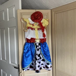 Girls Fancy Dress 2 Pc Outfit Age 7-8 Yrs Jesse From Toy Story - Picture 1 of 7