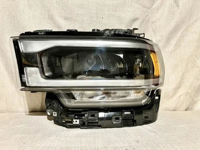 ¡GENIAL! Dodge Ram 2500 3500 2019-2024 negro LED faro izquierdo lado del conductor OEM Foto 1 de 4