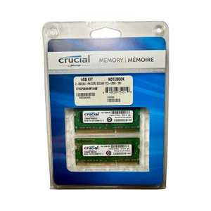 Crucial CT2CP25664BF160B 4GB KIT 2x 2GB Modules 1Rx8 PC3-12800 SODIMM RAM - Picture 1 of 1