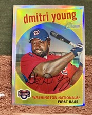 2008 Topps Heritage Chrome Refractor #C183 Dmitri Young #’d 133 /559