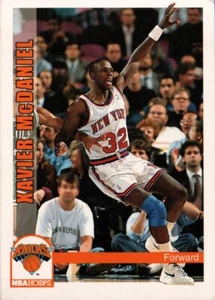 1992-93 NBA Hoops #156 - Xavier McDaniel - New York Knicks 92-389 - Bild 1 von 2