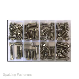 Assorted A2 Stainless Steel UNC Full & Part Threaded Hexagon Bolts - Picture 1 of 5