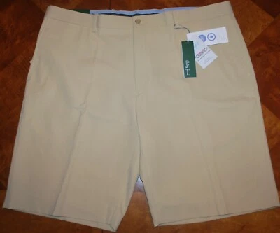 Pantalones Cortos de Golf Bobby Jones 42 Caqui Elastizados Tekfit Nanotex Resiste Derrames Nuevos con Etiquetas Foto 1 de 4