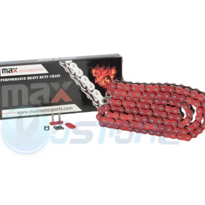 Cadena junta tórica roja 525 112 eslabones aptos para Honda CBR600RR CBR 600 RR 2003-2016 2015 Foto 1 de 3