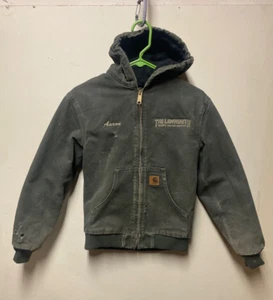 Carhartt Sandstone Jacket Shotgun pattern Youth Large Moss Green YYJ130 MOS - Picture 1 of 13