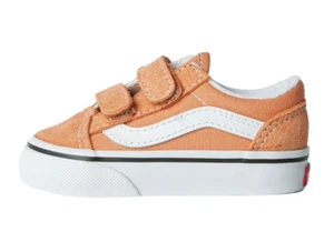 VANS Old Skool V Desert Sun/True White Baby Toddler Kids Shoes Sneakers - Picture 1 of 10