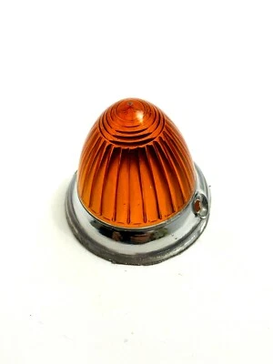 BMW ISETTA 300 600 Amber Acrylic Turn Signal Lens Light Lens - NEW #144 single - Image 1 of 4