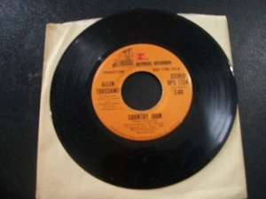 Allen Toussaint 45-Country John-1975-Reprise-EX - Picture 1 of 1