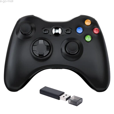 Wireless Xbox 360 Controller Gamepad 2.4G Receiver for xbox 360 PC Windows - Image 1 of 4