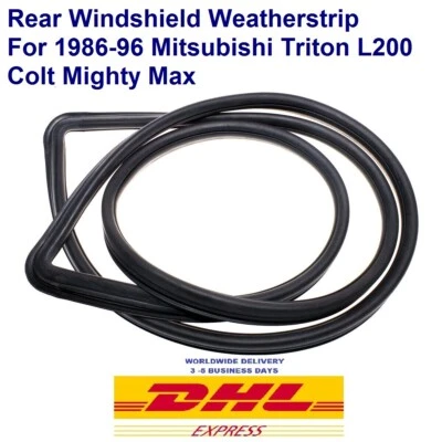 Parabrisas trasero resistente al clima para Mitsubishi Triton L200 Colt Mighty Max 1986-96 Foto 1 de 4