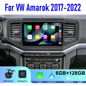6GB+128GB GPS 9" For VW Amarok 2017-2022 Car Stereo Radio Wireless Head Unit GPS - Picture 1 of 19