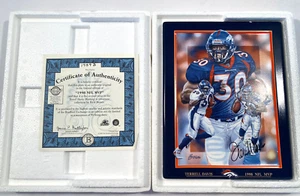 Denver Bronco Terrell Davis 1998 NFL MVP Collector Plate 1999 - Picture 1 of 6