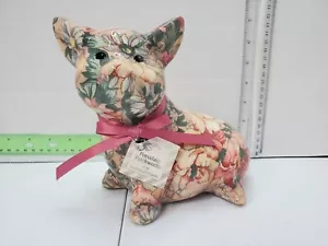 Schwein Patchworks Joan Baker Porzellan Blumen Figur Pink N' Peachy 9204-6 - Bild 1 von 9