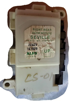 Cadillac Seville STS 1998-2004 módulo de puerta ventana eléctrica trasera derecha 25690811 OEM Foto 1 de 4
