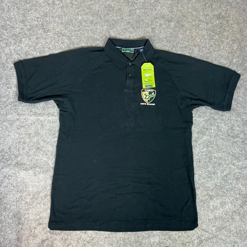 South Florida Bulls USF Mens Shirt Polo Extra Large Black Top NCAA Soccer NWT Cover