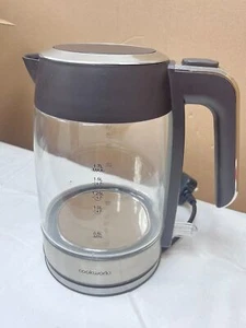 Cookworks Wasserkocher Glas 360 Akku LED Beleuchtet 1,7L Krug Schnell kochen - Bild 1 von 16