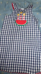 nwt The Bailey Boys reversible 4th or July beach ball dress girl 6X free ship US - Picture 1 of 3