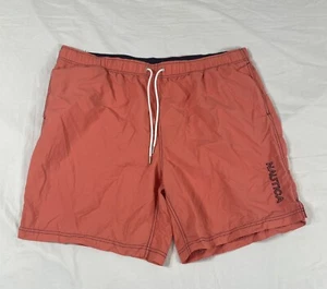 Nautica Mens Orange Nylon Swin Shorts Sixe 3XL - Picture 1 of 8