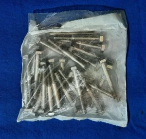 (25) Pernos de acero inoxidable 18-8 piezas 1/4""-20 X 2"" de largo / Tornillo de tapa Lawson 91012 - Imagen 1 de 3