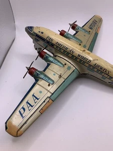 VINTAGE TIN TOYS-PAN AMERICAN WORLD AIRWAYS YONEZAWA JAPAN / CHEIN SEAPLANE - Picture 1 of 11