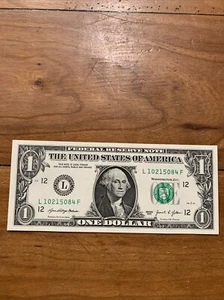 August 15 2014 Birthday/Anniversary π΅ One Dollar Note 10215084 - Picture 1 of 8