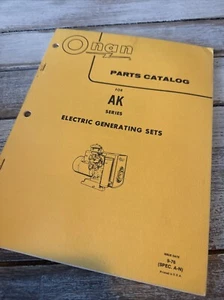 ONAN AK Generator Parts Catalog Manual Repair Shop Service Book Guide OEM Engine - Picture 1 of 6